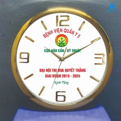 Đồng hồ treo tường in thương hiệu