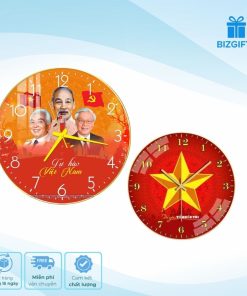 Đồng Hồ Tròn Tráng Gương Treo Tường "THIẾT KẾ THEO YÊU CẦU" In UV 5D Cao Cấp
