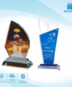[Chọn Nhiều Mẫu] Cúp Kỷ Niệm Chương - Biểu Trưng Pha Lê, Thủy Tinh - THIẾT KẾ VÀ IN ẤN THEO YÊU CẦU